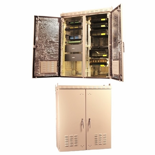 Multilink 030-247-10  64RU Ground Mount Enclosures w/Rear Doors Dual Door Ground Mount 16RU