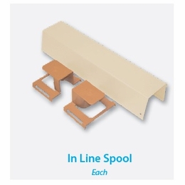 Multilink 038-009-22  3 Inch  Inline Spool  Beige Fittings For Mrm & Mrc Series Molding