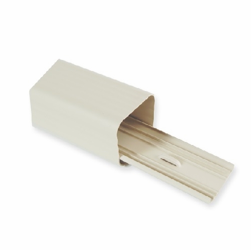 Multilink 039-138-10Dcb-W  Downspout Cover/Base  White Molding 8 Ft Raceway Solutions