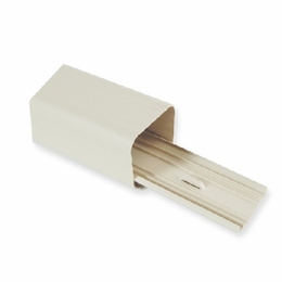 Multilink 039-138-10Dcb-W  Downspout Cover/Base  White Molding 8 Ft Raceway Solutions