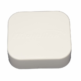 Multilink 039-139-10Dsec-W  Downspout End Cap  White Raceway Solutions