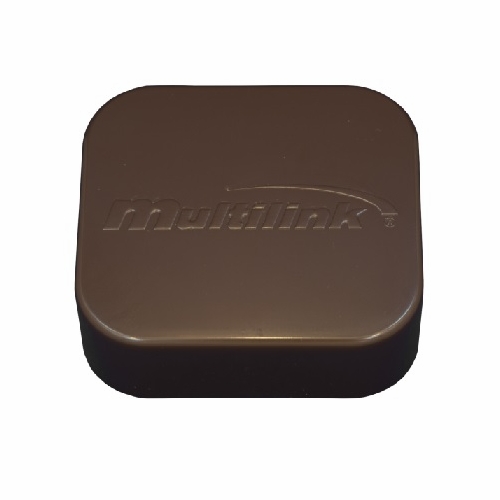 Multilink 039-139-11Dsec-W  Downspout End Cap  Brown Raceway Solutions