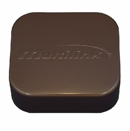 Multilink 039-139-11Dsec-W  Downspout End Cap  Brown Raceway Solutions