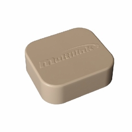 Multilink 039-139-12Dsec-W  Downspout End Cap  Exterior Ivory Raceway Solutions