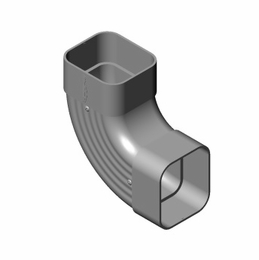 Multilink 039-146-11Dsf-90-W  Downspout 90 Degree Flat Fitting  Brown Raceway Solutions