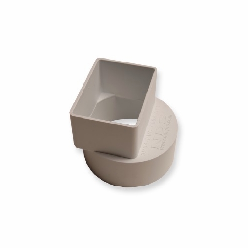 Multilink 039-163-10 DSA-4R Downspout Adapter to 4 inch Pipe White RACEWAY SOLUTIONS