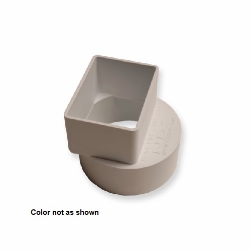 Multilink 039-164-10 DSA-3R Downspout Adapter to 3 inch Pipe White RACEWAY SOLUTIONS
