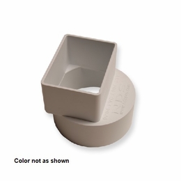 Multilink 039-164-10  Dsa-3R Downspout Adapter To 3 Inch  Pipe  White Raceway Solutions