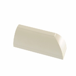 Multilink 039-218-21Mrqh14-Rec-Iv  Right End Cap 1/4 Round  Ivory Fittings For Mrm & Mrc Series Mold