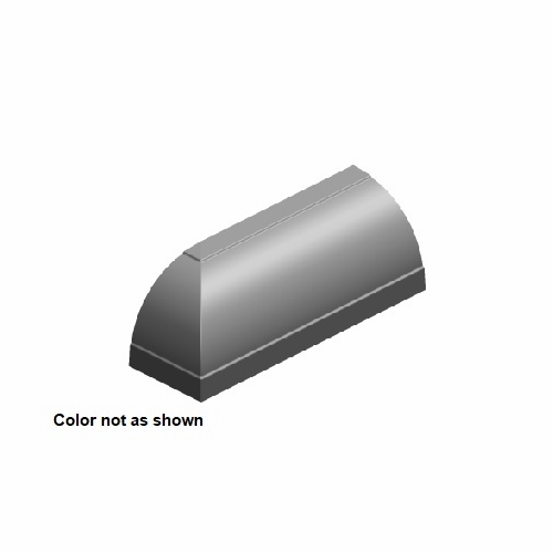Multilink 039-219-22Mrqh14-Lec-W Left End Cap 1/4 Round  White Fittings For Mrm & Mrc Series Molding
