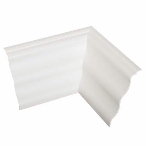 Multilink 039-405-10Mrwh15-Icr-Lw  Inside Corner & Radius Hinged Cover Molding  Linen White Fittings