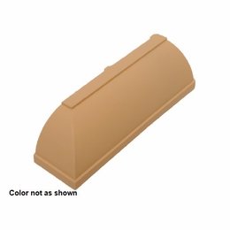 Multilink 039-473-1084125-Cv   2-3/4 Inch  X 8 Inch  Cove Right End Cap   White Fittings For Mrm & M