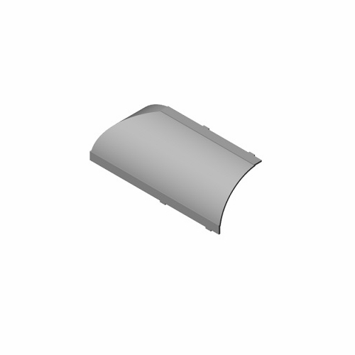 Multilink 039-544-1084125-Cv   2-3/4 Inch  X 8 Inch  Cove Left End Cap  Linen White Fittings For Mrm