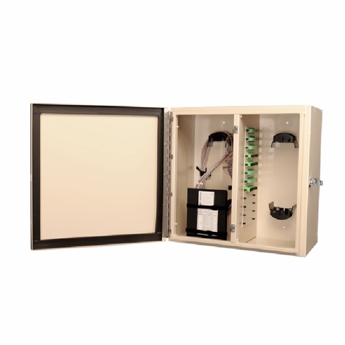Multilink 045-042-10  Fwm-12X-N4D Wall Mount Nema 4 (12) Multiplate Capacity Wall Mount Fiber Enclo