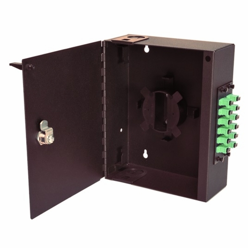 Multilink 045-178-10  Fwm-2X-Ph Wall Mount  Holds 2 Panels - Blk Wall Mount Fiber Enclosures