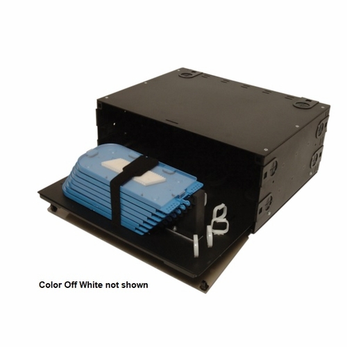 Multilink 045-784-10 Off White FRM-4RU-SS, Rack Mounted splice shelf will support up to (8) 4048-