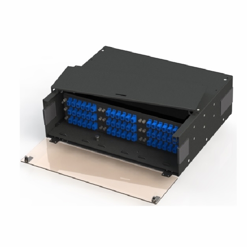 Multilink 045-799-10  Frm-3Ru-9X-Ts-S Slide Out Tray, Holds 9 Panels-Blk Rack Mount Fiber Enclos