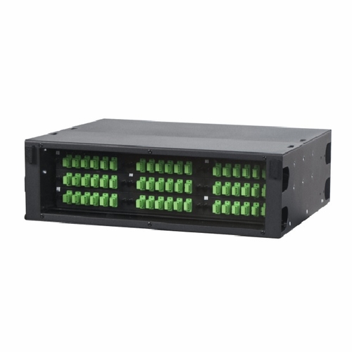 Multilink 045-918-10  Frm-E-3Ru-9X-Ts-S Slide Out Tray, Holds 9 Panels - Blk Rack Mount Fiber Enclo