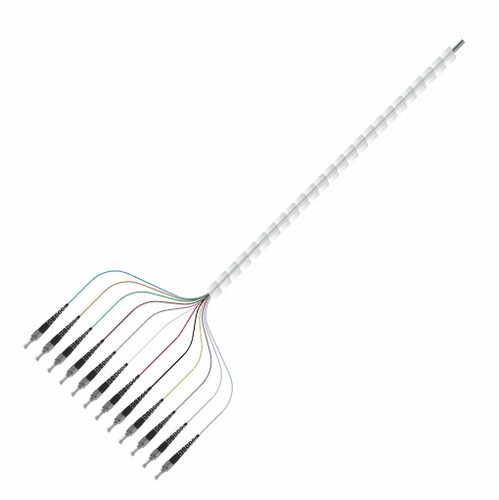 Multilink 065-101-10-Ml  Pigtail, 12 Fiber, St/Pc, Mm, 62.5, 3Meter Spiral Wrapped Plc Optical Split