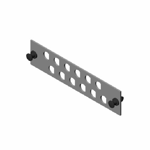 Multilink 065-227-11  Mfc-12-Ow Empty Fc 12 Pack Panel-Ow Blank Adapter Panels