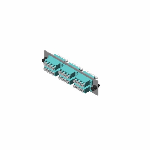Multilink 065-246-11  Mlcqg-24-Mm-P-Ow Loaded Lc Mm Phos Bronze Quad Pack Panel 10 Gig Aqua Pret