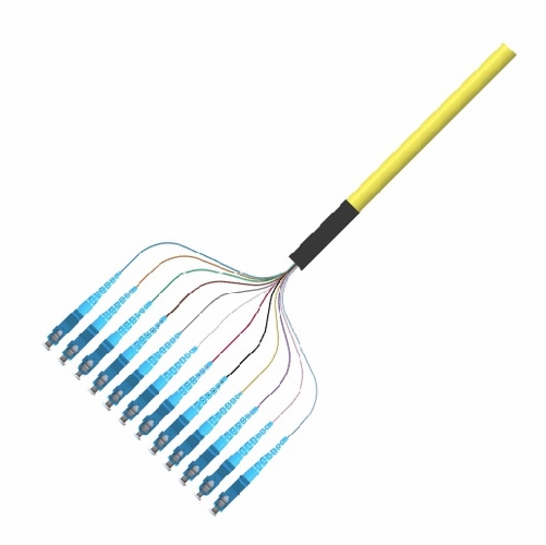 Multilink 065-282-10-Ml Pigtail, 12 Fiber, Sc/Upc, Sm, 3Meter Ribbon (Yellow) Plc Optical Splitters,