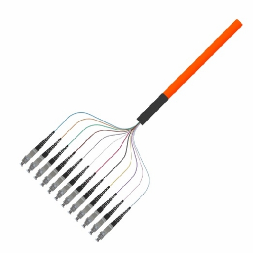 Multilink 065-373-10-Ml  Pigtail, 12 Fiber, Sc/Pc,  Mm, 62.5, 3Meter Ofnr (Orange) Plc Optical Split