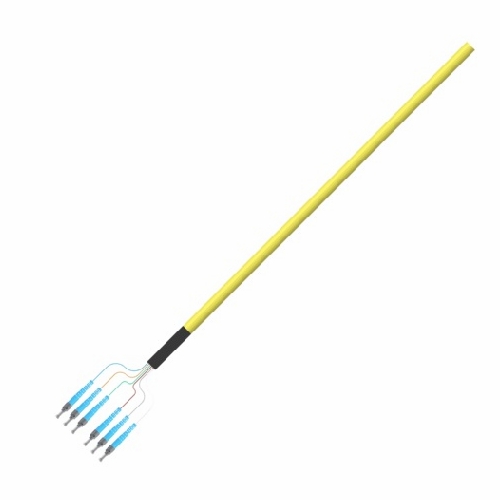 Multilink 065-374-10-Ml  Pigtail, 6 Fiber, St/Upc,  Sm, 3 Meter Ofnr (Yellow) Plc Optical Splitters