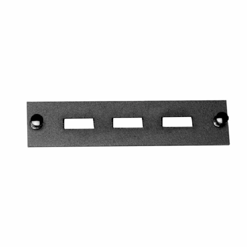 Multilink 065-390-10 Mscd-03-Nb-Blk Empty Sc Duplex Or Lc Quad 3 Pack Panel Blank Adapter Panels