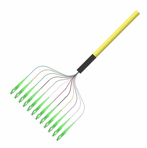 Multilink 065-395-10-Ml  Pigtail, 12 Fiber, Sc/Apc,  Sm, 3 Meter Ofnr (Yellow) Plc Optical Splitter