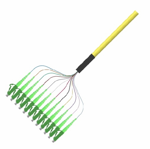 Multilink 065-437-10-Ml Pigtail, 12 Fiber, Lc/Apc, Sm, 3Meter Ofnr (Yellow) Plc Optical Splitters,