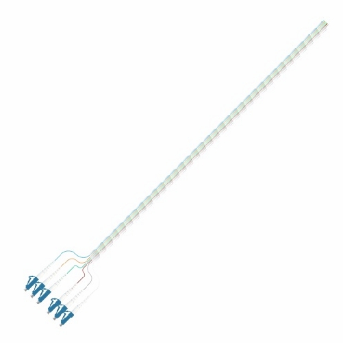 Multilink 065-808-10-Ml  Pigtail, 6 Fiber, Lc/Upc, Sm, 3 Meter Spiral Wrapped Plc Optical Splitter