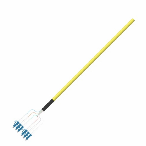 Multilink 065-809-10-Ml  Pigtail, 6 Fiber, Lc/Upc, Sm, 3Meter Ofnr (Yellow) Plc Optical Splitters, L