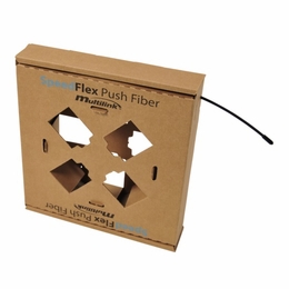 Multilink 066-160-20  Speedflex 1 Fiber 3.0mm Black (Indoor/Outdoor) 100ft Payout Box Speedflex