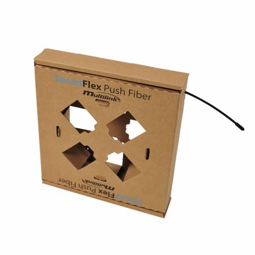 Multilink 066-160-21  Speedflex 1 Fiber 3.0Mm White (Indoor/Outdoor) 100 Ft Payout Box Speedflex