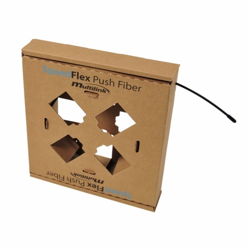 Multilink 066-160-23 Speedflex 1 Fiber 3.0mm Beige (Indoor/Outdoor) 100 ft Payout Box Speedflex