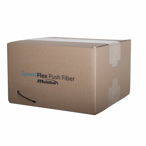 Multilink 066-160-30  Speedflex 1 Fiber 3.0mm Black (Indoor/Outdoor) 1000ft Payout Box Speedflex