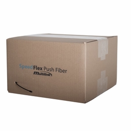 Multilink 066-160-30  Speedflex 1 Fiber 3.0mm Black (Indoor/Outdoor) 1000ft Payout Box Speedflex