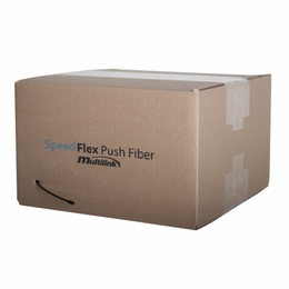 Multilink 066-160-31  Speedflex 1 Fiber 3.0Mm White (Indoor/Outdoor) 1000Ft Payout Box Speedflex