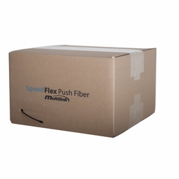 Multilink 066-160-33  Speedflex 1 Fiber 3.0Mm Beige (Indoor/Outdoor) 1000Ft Payout Box Speedflex