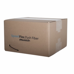 Multilink 066-161-30  Speedflex 2 Fiber Black (Indoor/Outdoor) 1000Ft Payout Box Speedflex
