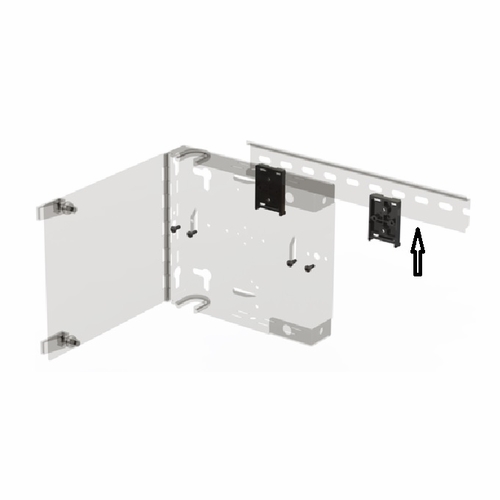 Multilink 072-188-20  Din Rail Mounting Kit Wall Mount Fiber Enclosures
