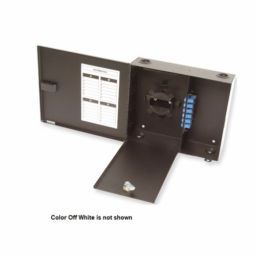 Multilink 10-2730 Fwm-2X-Lc 12 Port Enclosure Holds 2 Panels-Office White Wall Mount Fiber