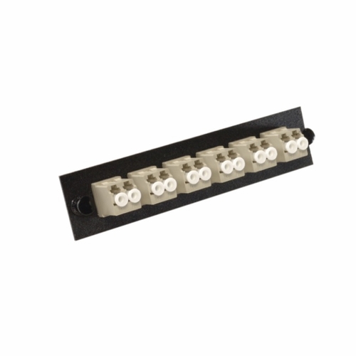 Multilink 10-3626  Mlcd-12-Mm-P-Blk Loaded Lc Mm Phos Bronze Duplex 6 Pack Panel Beige Preterminated
