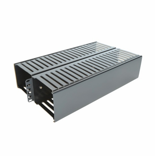 Multilink 10-4157  Double Sided Horizontal Cable Manager For Standard 19 Inch  Rack Fiber Tools  Acc