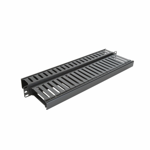 Multilink 10-4163  Double Sided Horizontal Cable Manager For Standard 19 Inch  Rack Fiber Tools And