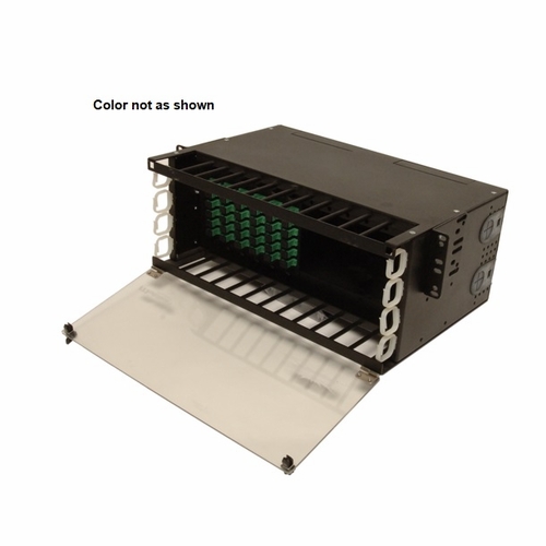 Multilink 10-6450  Ff-Rm-12X  Rack Mount 4Ru Supports 12 Panels - Off White   Rack Mount Fiber Encl