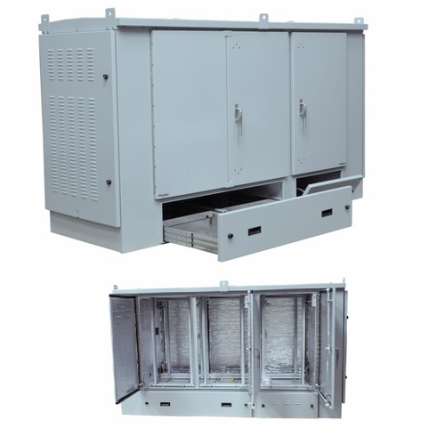 Multilink 14000  6 Bay Otn Cabinet With Battery Drawer Otn Cabinet