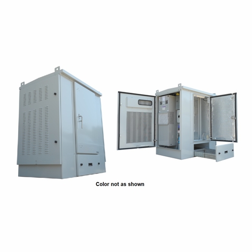 Multilink 14002-2BE  2 Bay OTN Cabinet with battery drawer, 8k BTU A/C, Beige OTN Cabinet