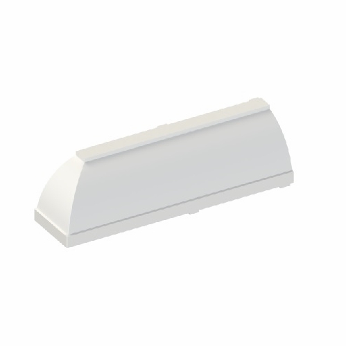 Multilink 2838984108-Cv   2-1/16 Inch  X 8 Inch  Cove Left End Cap   White Fittings For Mrm & Mrc Se